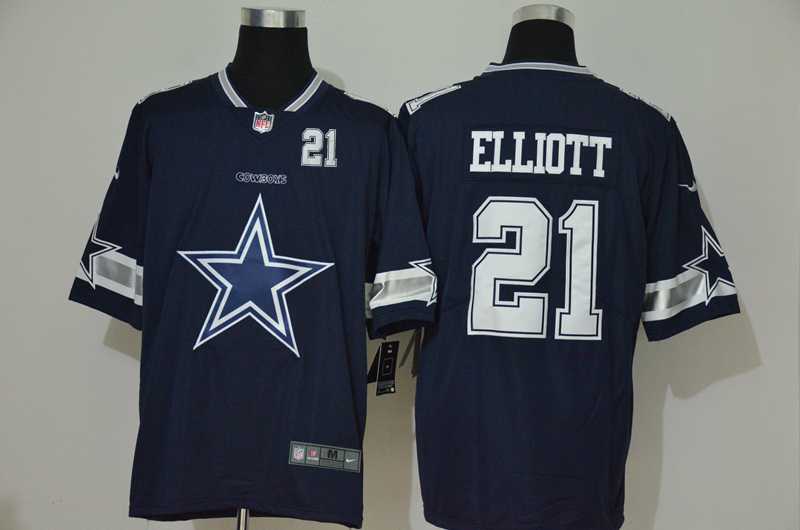 Nike Cowboys 21 Ezekiel Elliott Navy Team Big Logo Number Vapor Untouchable Limited Jersey,We sell and wholesale Nike Cowboys 21 Ezekiel Elliott Navy Team Big Logo Number Vapor Untouchable Limited Jersey on line form chian!